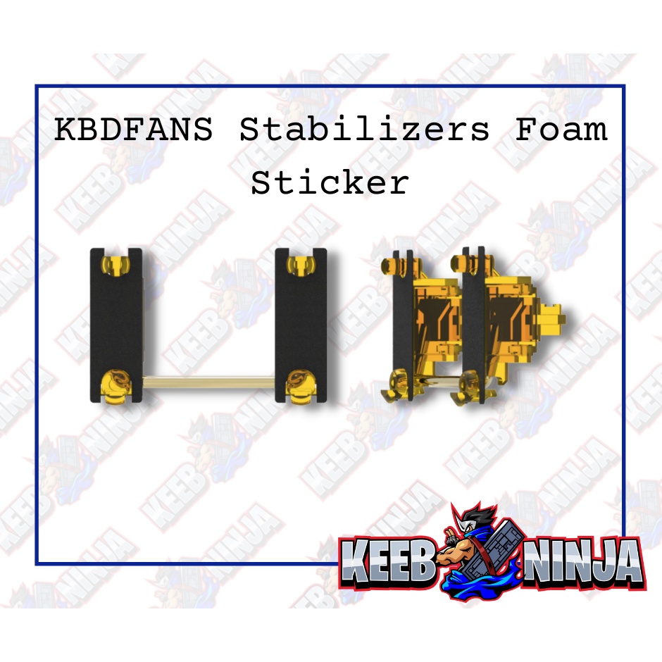 KBDFANS Stabilizers Foam Sticker (20 pcs) Shopee Philippines