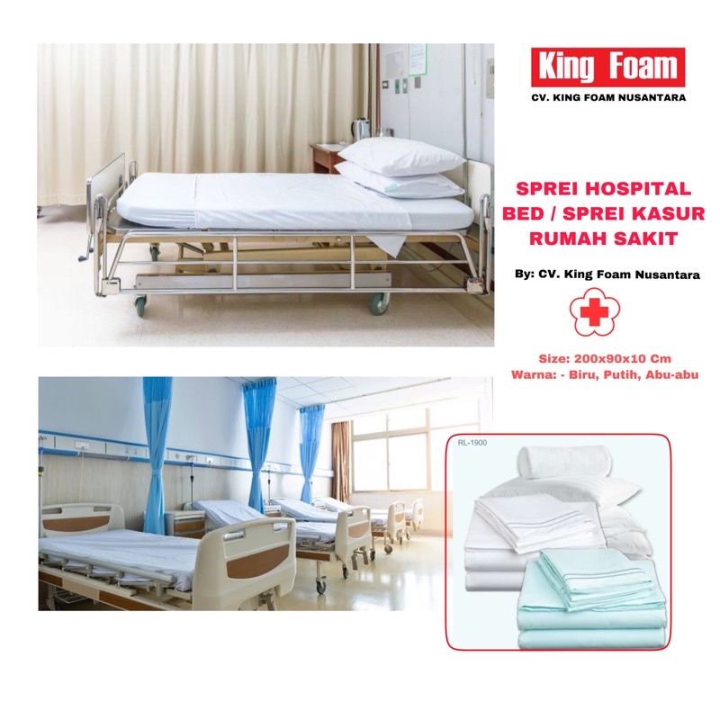 Hospital Bed Linen / Hospital Bed Sheet (200X90 X 10cm) Shopee