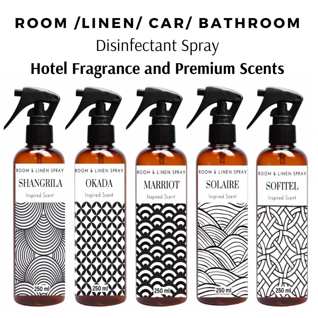 Room and Linen spray Hotel Premium Scent ( Disinfectant Spray / Odor