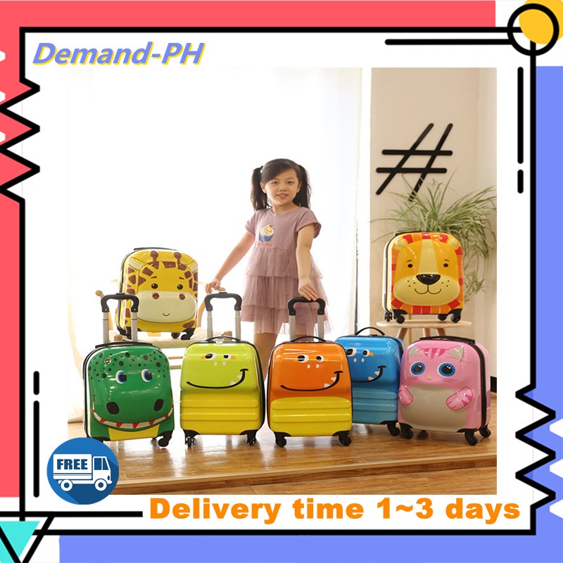 Luggage 18 Inch Cartoon Kids Hand Luggage Check-in Luggage Travel ...