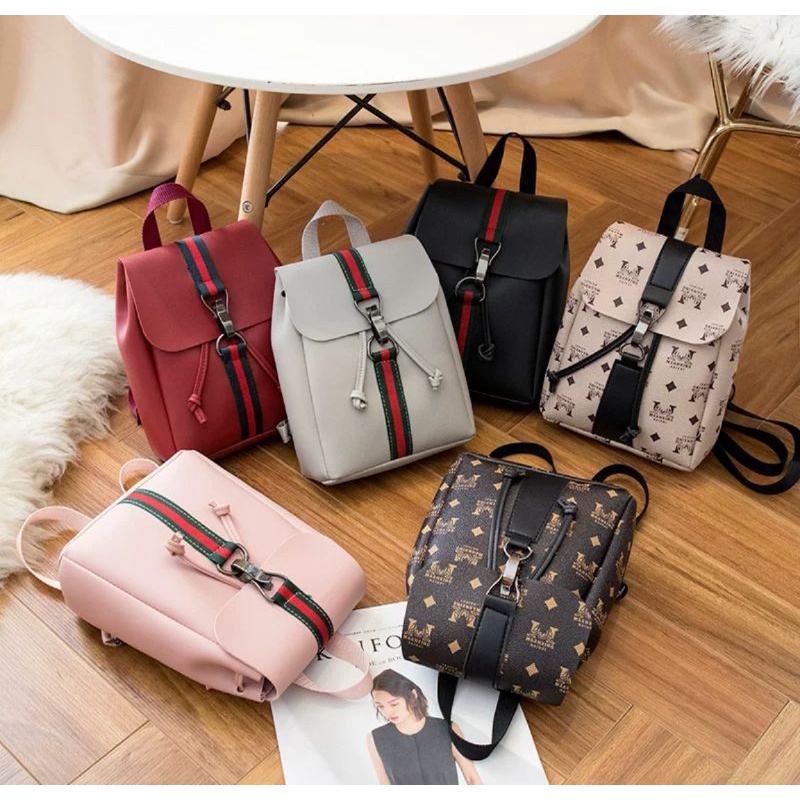 YQY #2217 Korean Leather Trendy Sweet Lady Bags For Women's Backpack ...