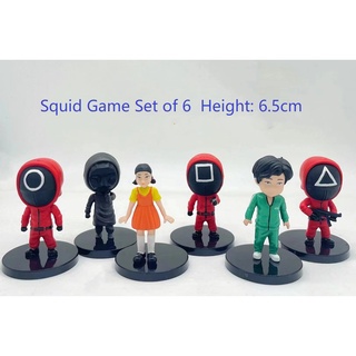 Murah】Squid Game Tumbler Dolls Adult Stress Relief Toy Stress Reliever  Tiktok Kids Toy Desktop Ornaments