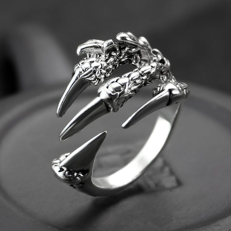 Dragon Leg silver Ring | Shopee Philippines