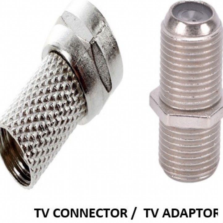 RG6 TV CONNECTOR ADAPTOR RG6 CABLE ACCESSORIES | Shopee Philippines