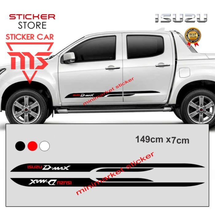 Isuzu DMAX STICKER SIDE Car STICKER ISUZU D MAX | Shopee Philippines