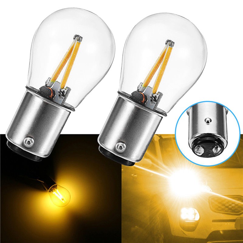 RE 12V Car Light Bulbs Backup Brake COB 1157 Reverse Lamps LED Tail ...