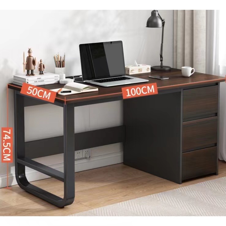 (COD)Fashion simple computer desk furniture study desk desk drawer desk ...