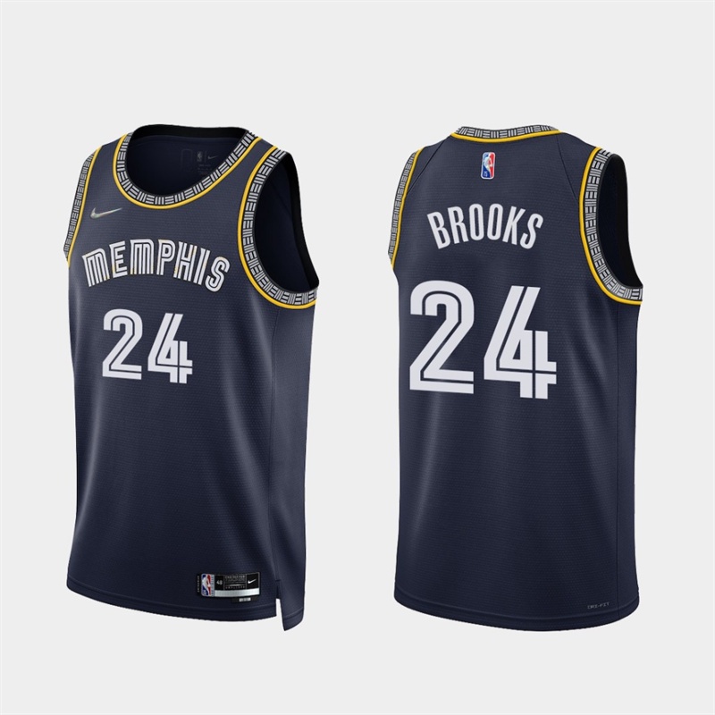 2021-22 Nba Basketball Men's Jersey Memphis Grizzlies #24 Dillon Brooks ...