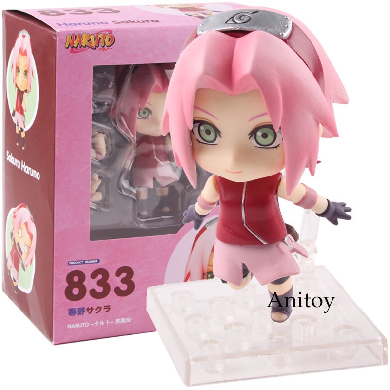 10cm Naruto Shippuden Sakura Haruno 833 Action Figure Movable Toy