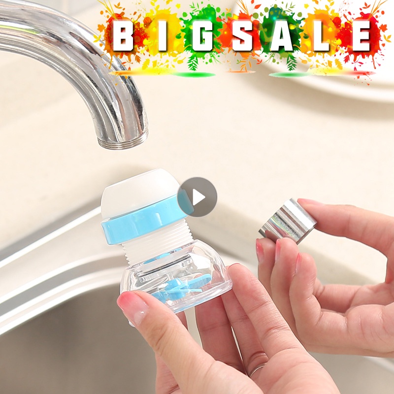 360 Degree Adjustable Faucet Extender Shower Water Tap Gadget Water Tap Extension Filter Kitchen