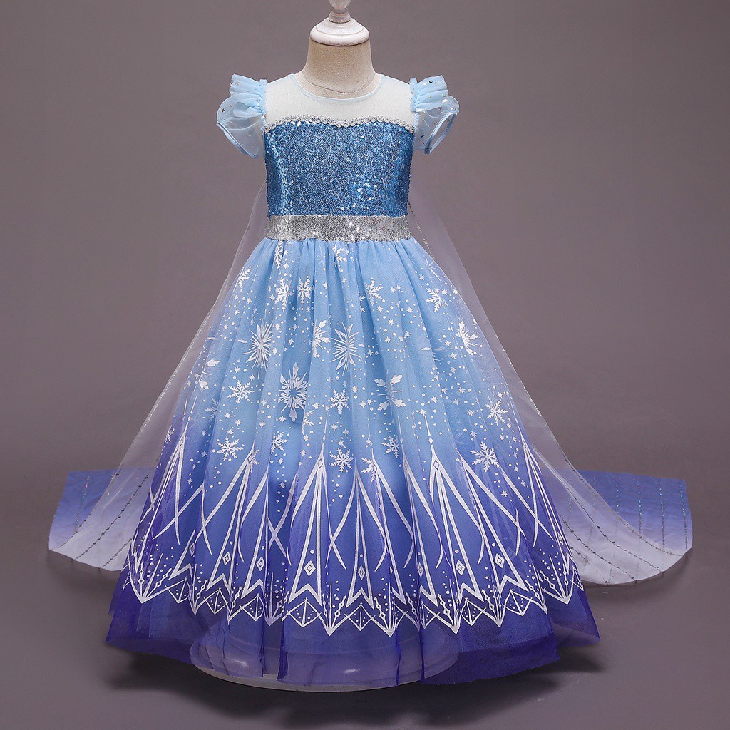 Elsa gown for kids best sale