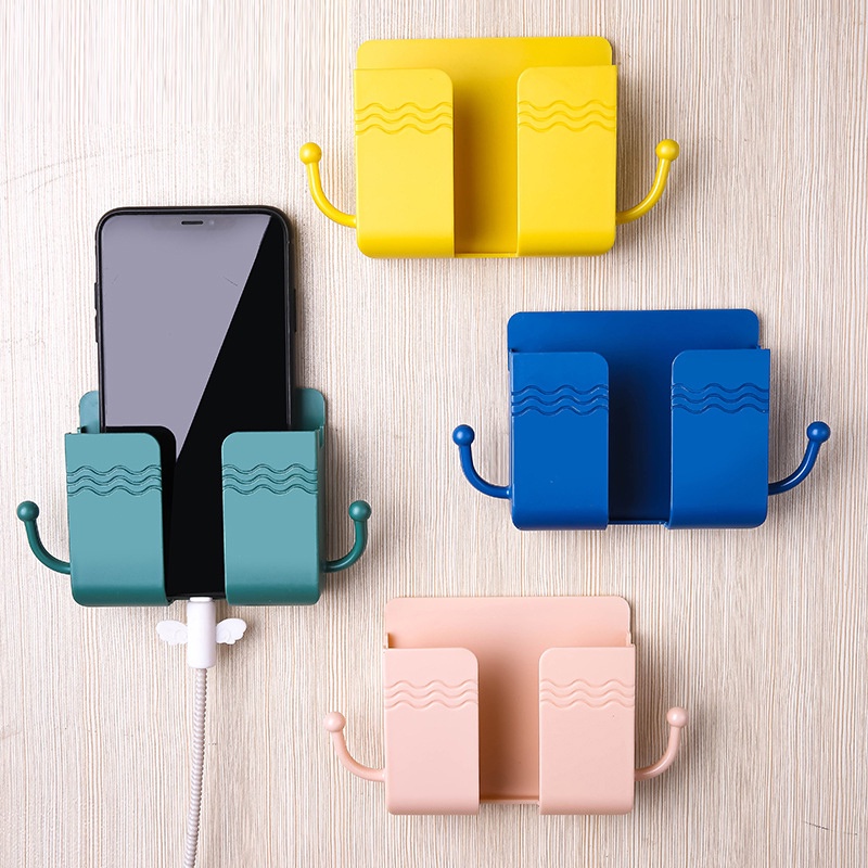 With Hooks Wall Mounted Mobile Phone Plug Remote Control Wall stand ...