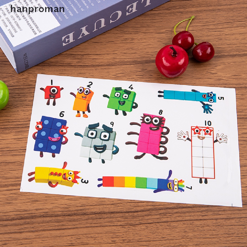 hanproman> Numberblocks Stickers Toys Number Blocks Graffiti DIY ...