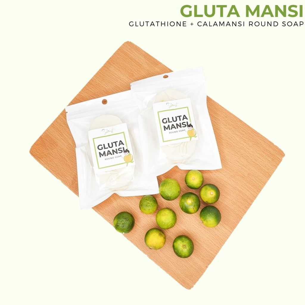 Gluta Mansi Soap Glutathione Calamansi Soap Whitening Soap Acne Control Soap Round Soap Shopee