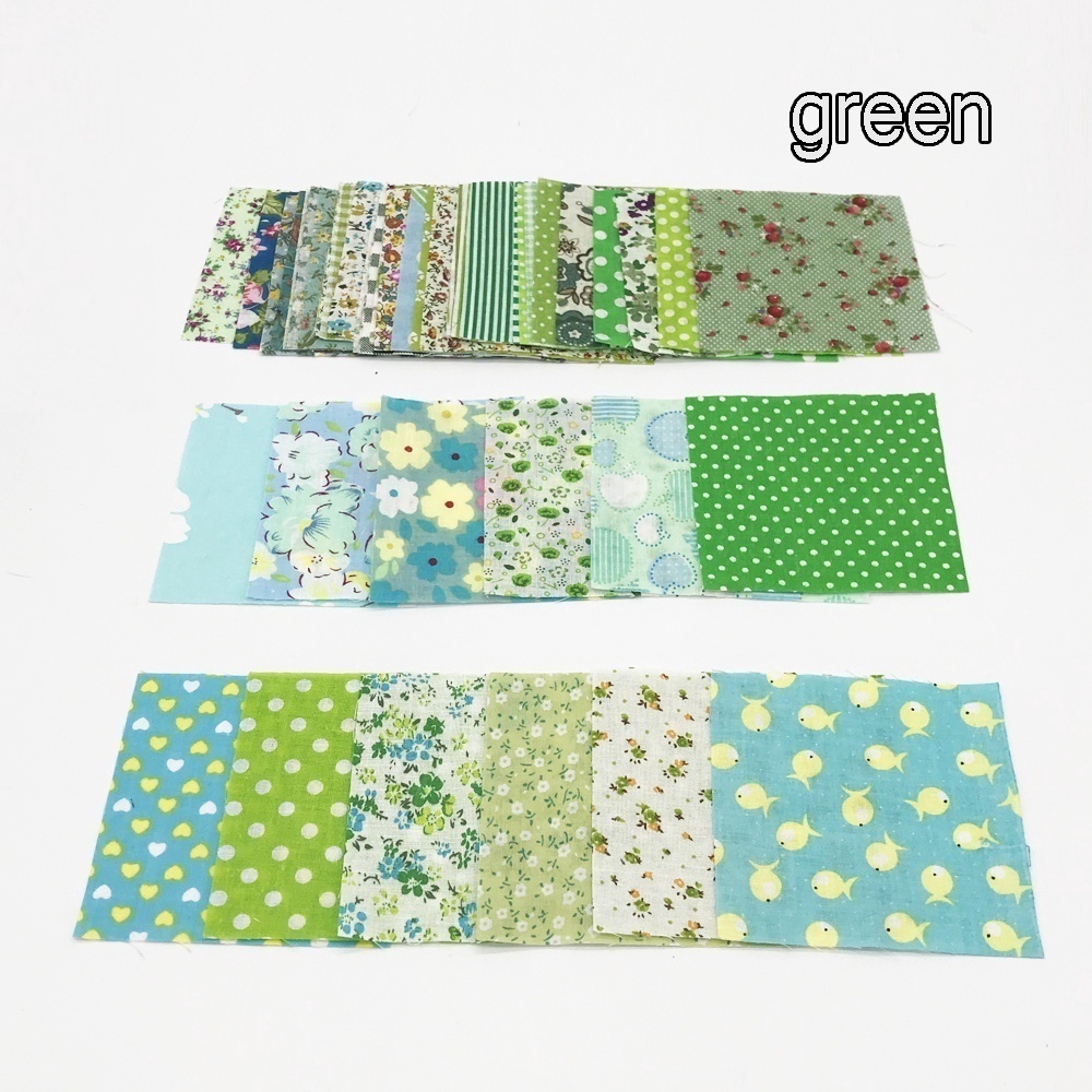 10x10cm Squares 100 Cotton Material Fabric Cloth Small Quilting Floral Fabric For DIY artifice
