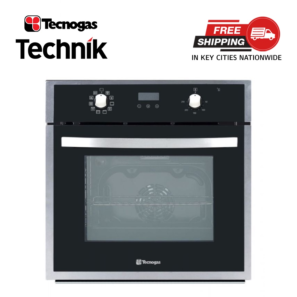Tecnogas 60cm Electric Multifunction Convection Built-in Oven TEO6092SS ...