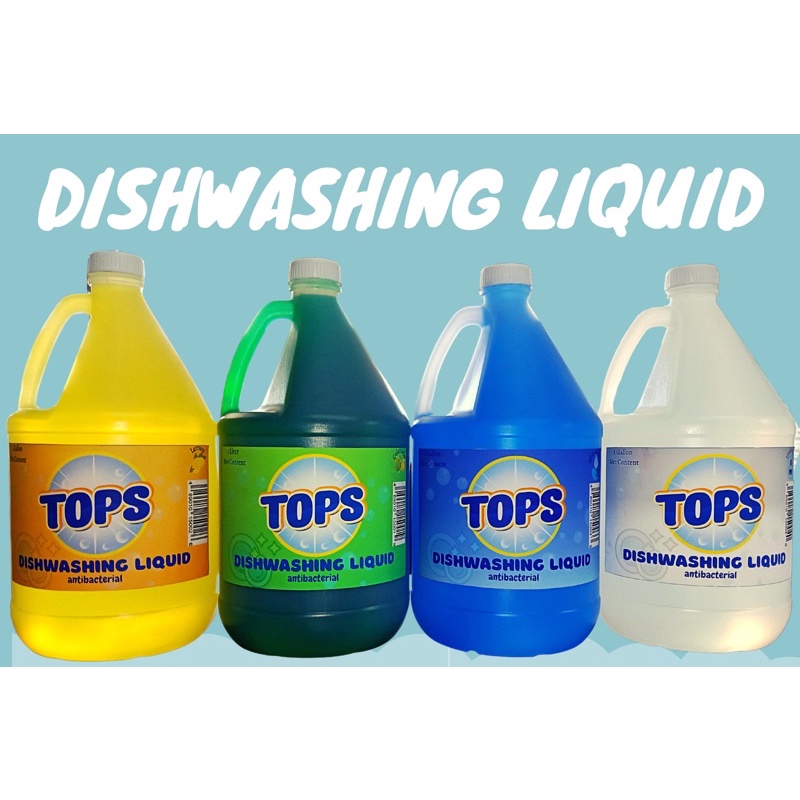 TOPS Dishwashing Liquid 1 Gallon Shopee Philippines