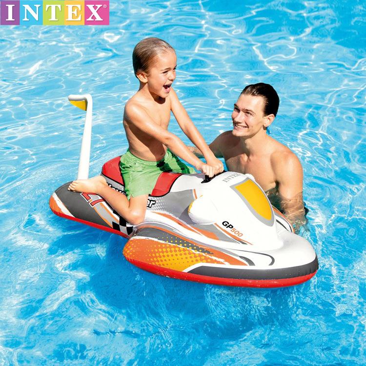 INTEX Airship Surfing Seat Ride Water Play Toy Inflatable Mount Kids ...