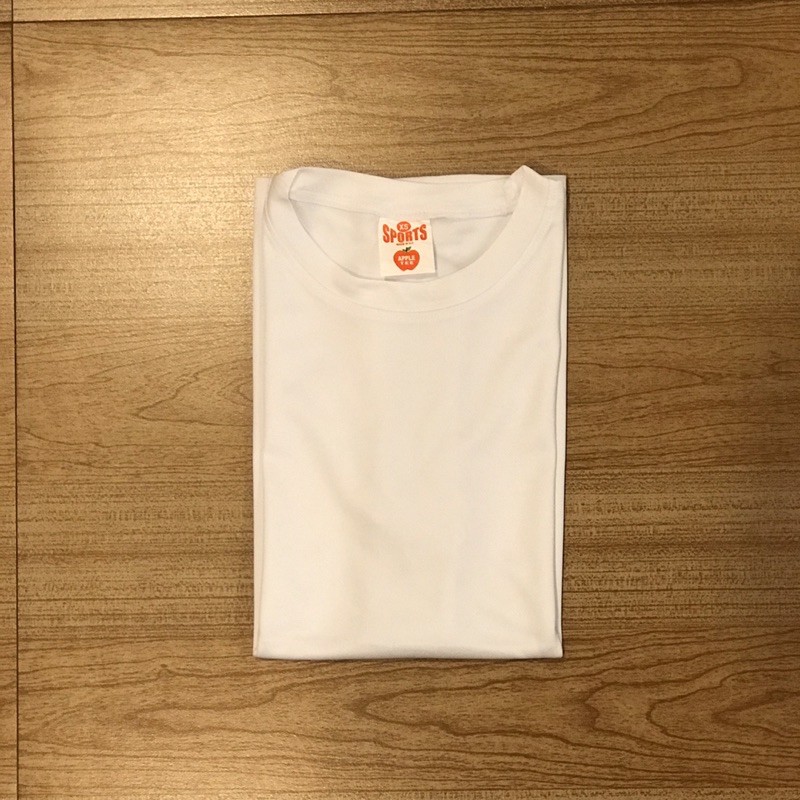 Apple Tee Dri Fit Round Neck Tshirt Shirt White Shopee Philippines