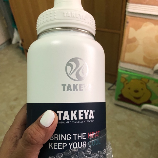 Takeya Actives 32oz Spout Bottle Arctic