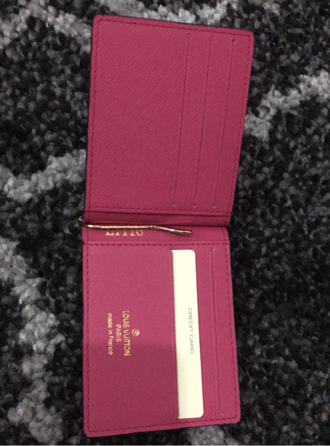 LV Money clip wallet replica