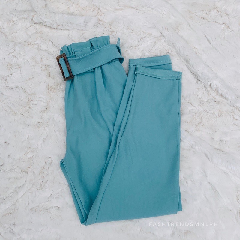 BANGKOK TROUSER PANTS W/ FREE DETACHABLE BELT | Shopee Philippines