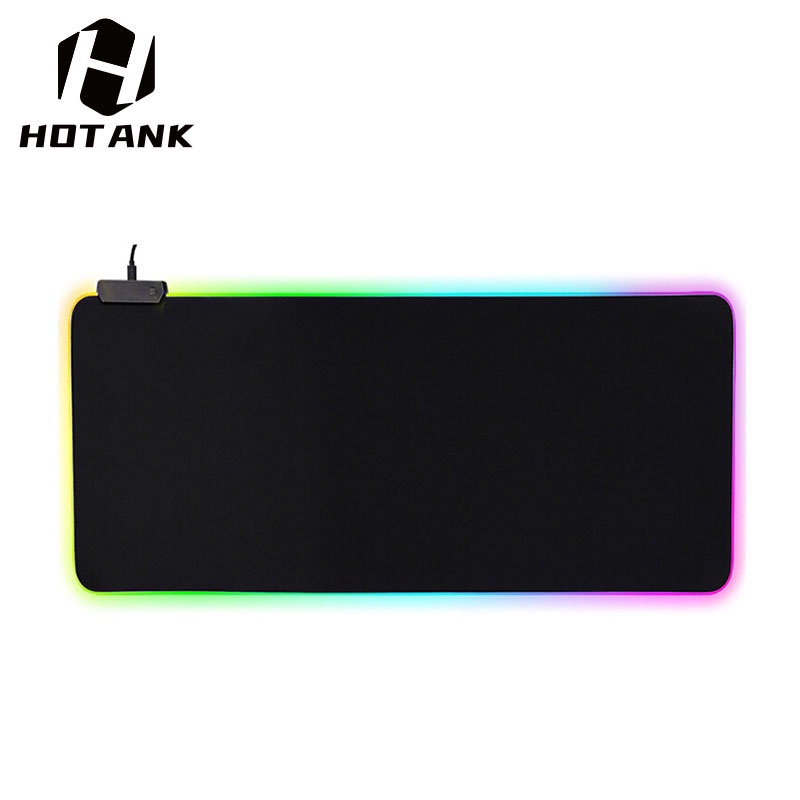 HOTANK RGB Lighting Gaming Mouse Pad Large Colorful Mouse Pad 800x300