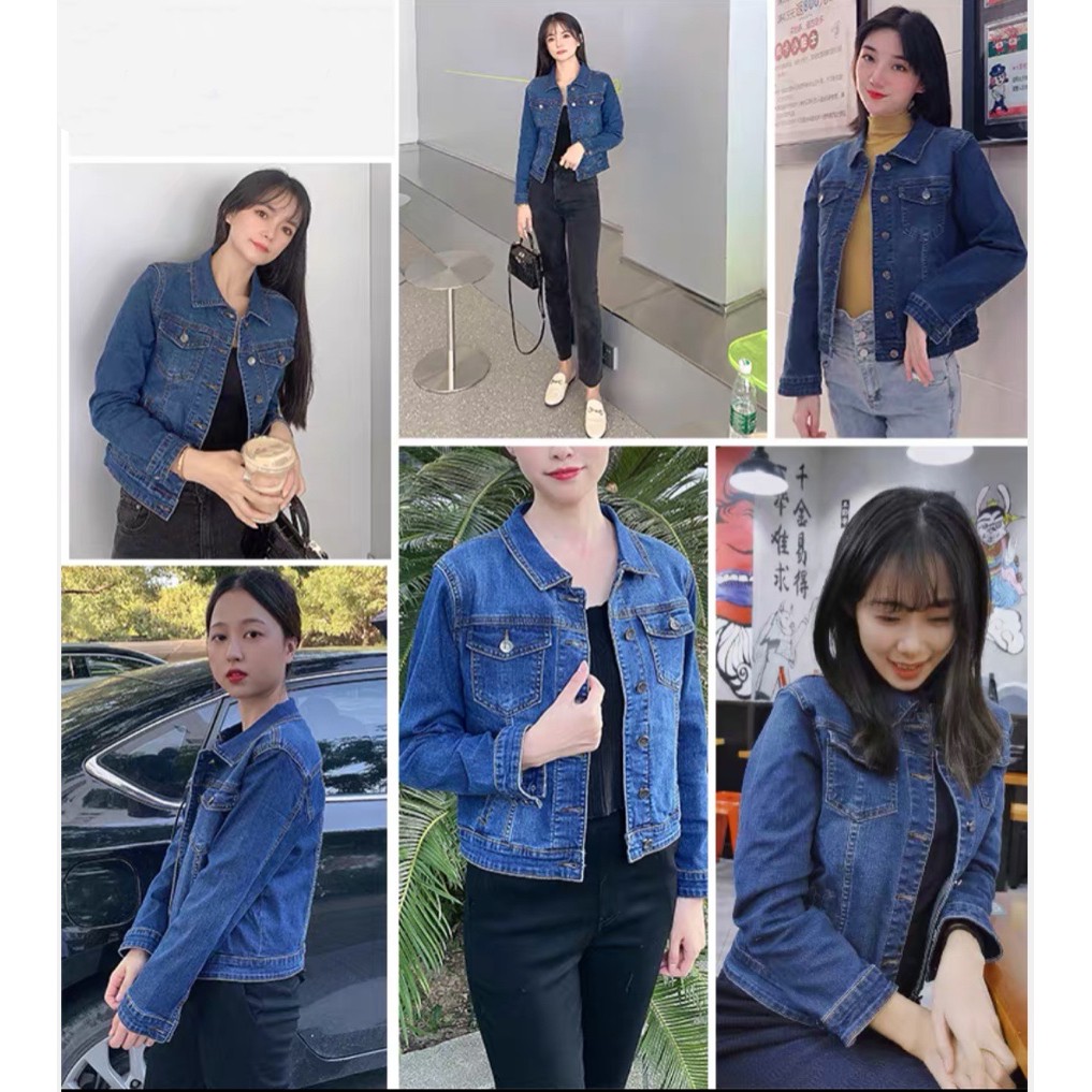 Denim hotsell jacket shopee