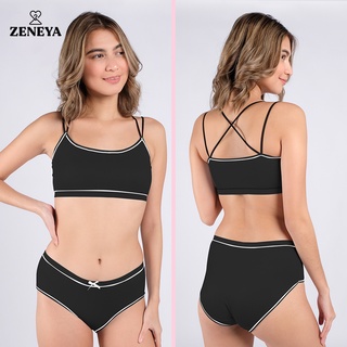 Set of 2) Zeneya Bra and Panty Set Terno Collection For Women