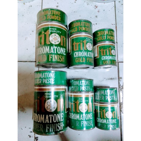 TRITON CHROMATONE GOLD13(PALE), 14(RICH) AND SILVER FINISH GOLD PAINT