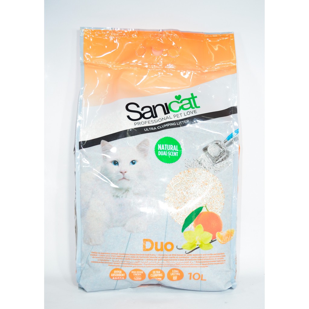 Sanicat Duo White Cat Litter 10L Shopee Philippines