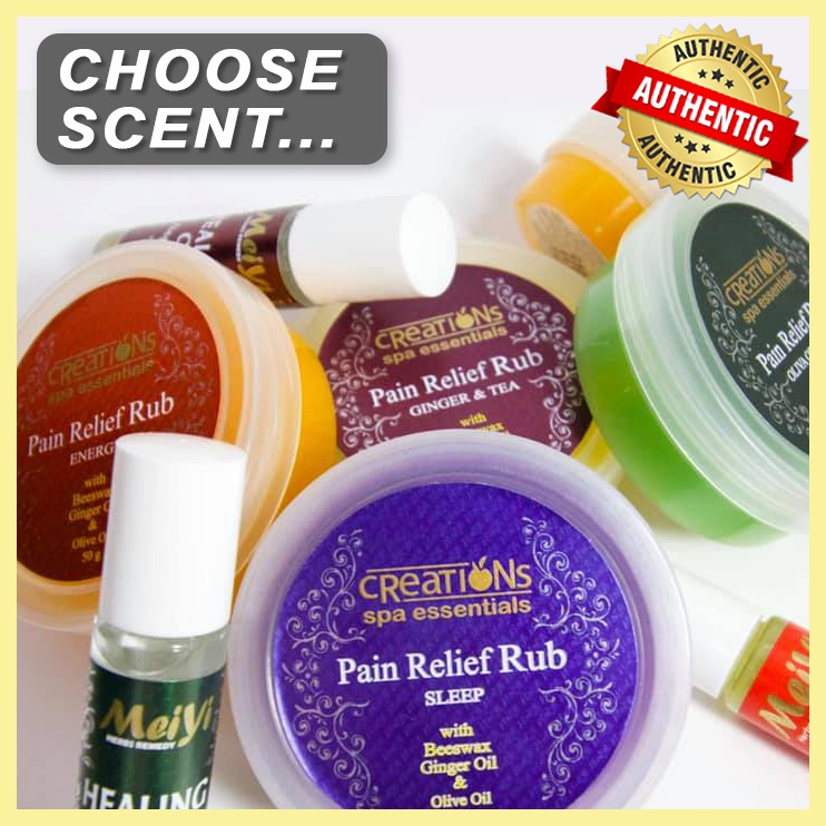 Creations Spa Essentials Pain Relief Rub (CHOOSE SCENT) 6n) Shopee Philippines