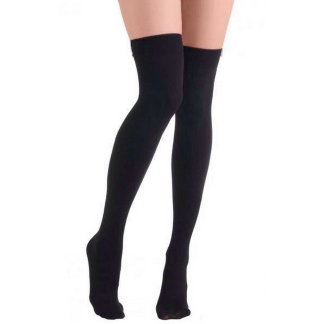 Black knee high tights sale