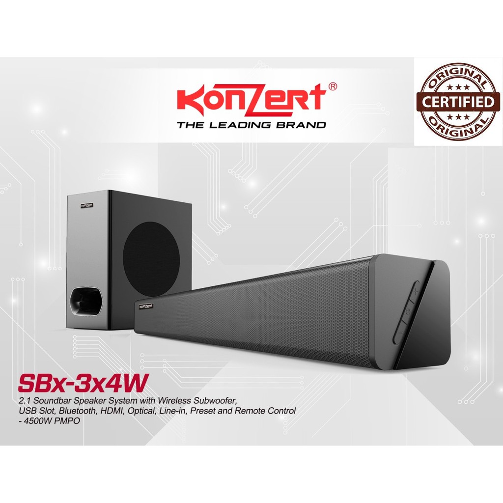 Konzert hot sale soundbar price