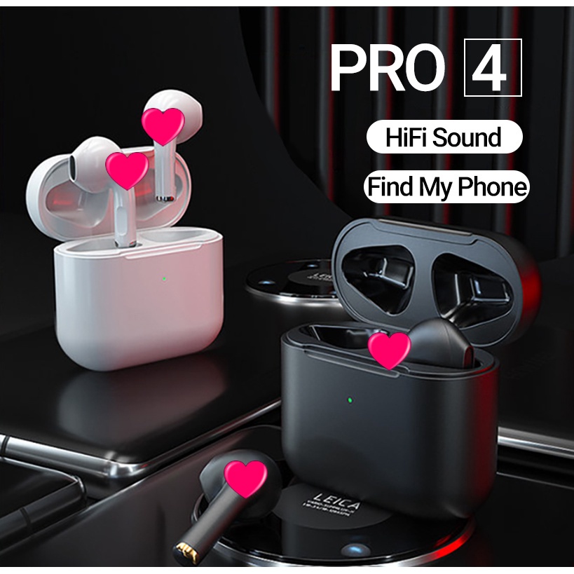 Pro Smart Touch Noise Reduction Wireless Earphones with Mic HiFi Stereo  Bluetooth Earbuds inPods Pro