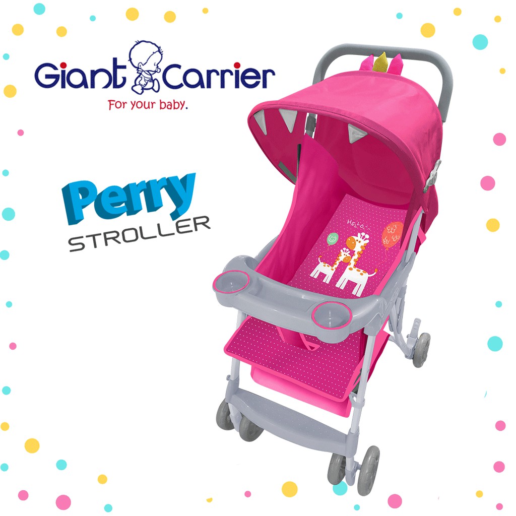 Giant carrier hotsell stroller pink