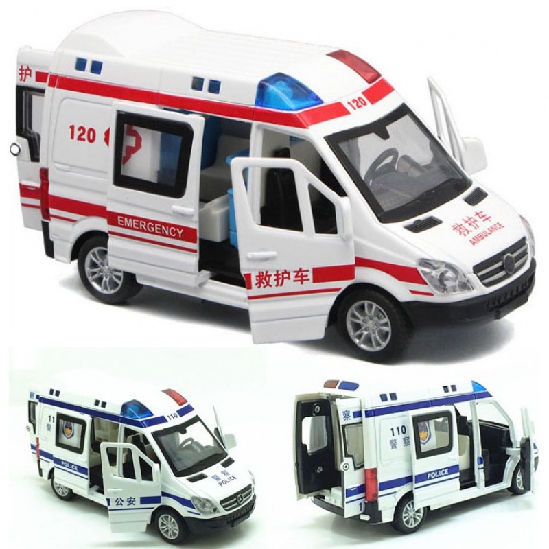 Educational Toys For Kids Urgent Ambulance Police Car Fire Truck Can ...