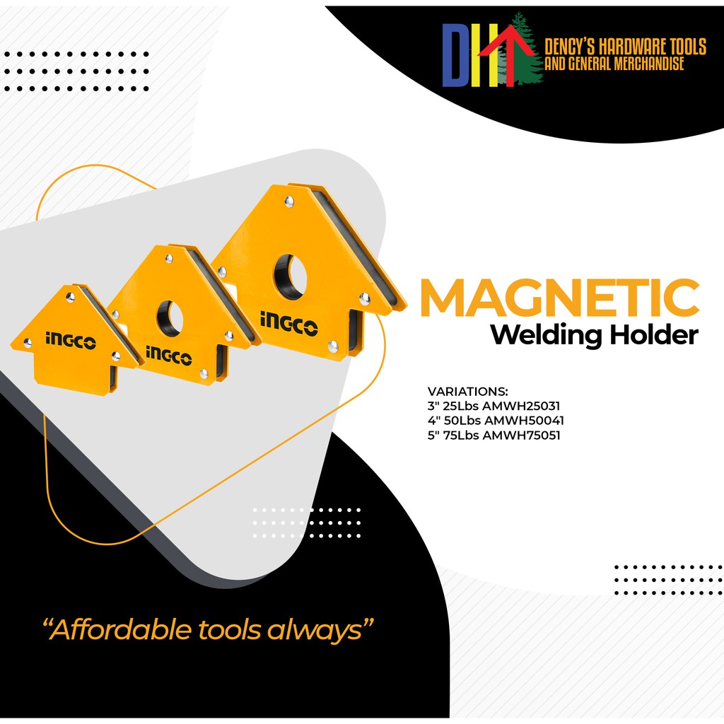 INGCO Steel Welding Holder AMWH25031/AMWH50041/AMWH75051 •DENCY’S• Shopee
