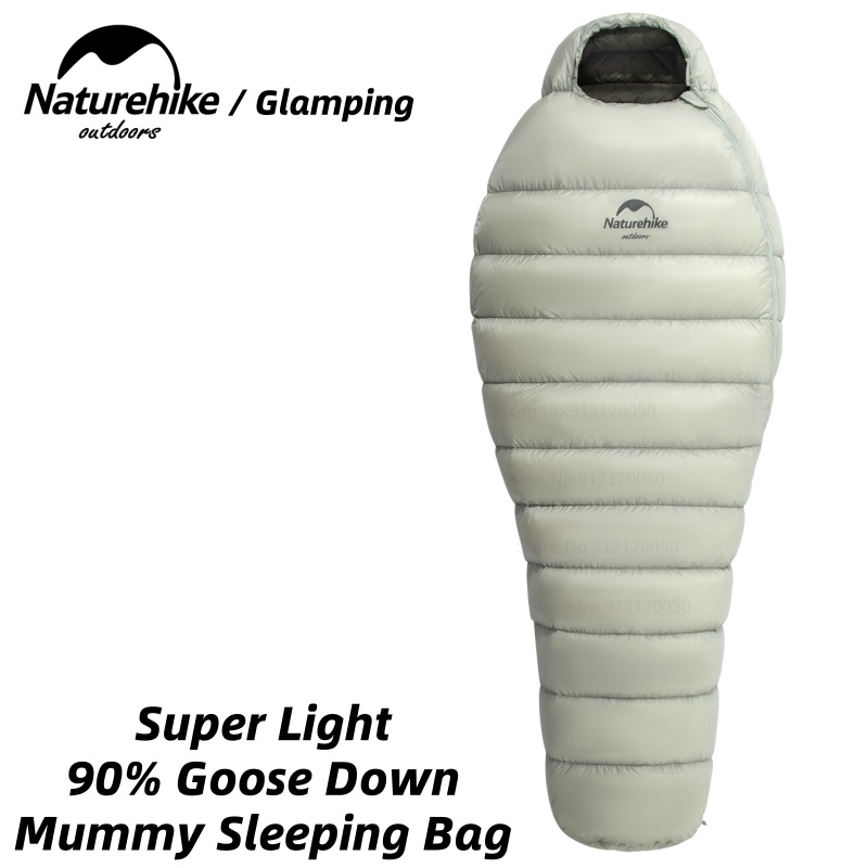 Naturehike Camping Goose Down Sleeping Bag 10D Nylon Outdoor Thick