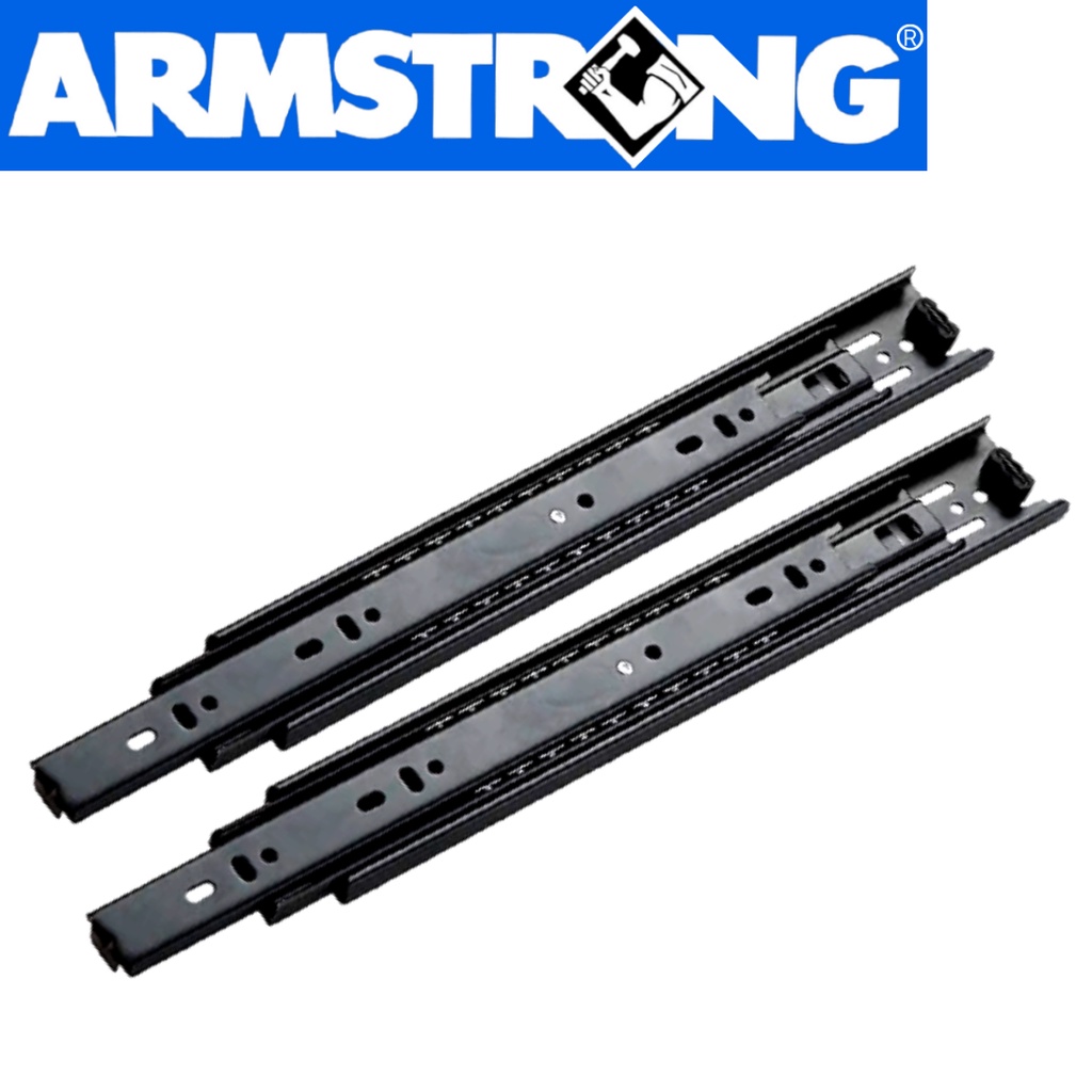 ARMSTRONG DRAWER GUIDE 1 SET Drawer Sliders Set Full Extension Ball ...
