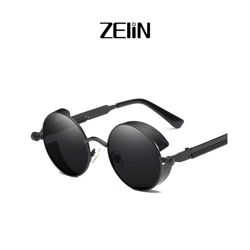 ZEliN Classic Steampunk Sunglasses, European and American Round ...