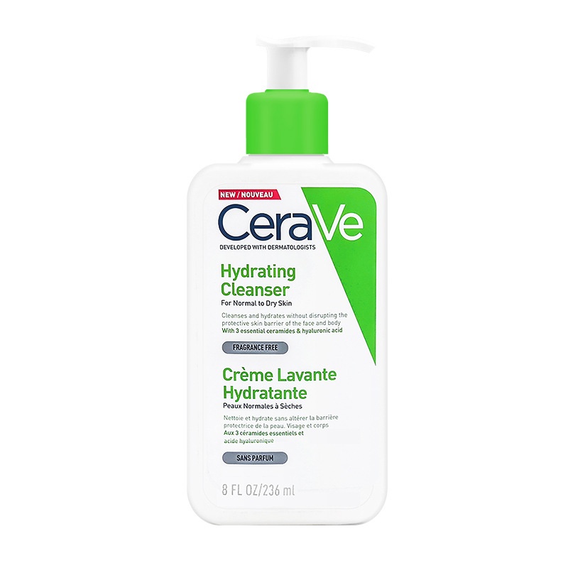 COD CeraVe 236ml Hydrating Cleanser/Foaming Cleanser/SA Smoothing ...