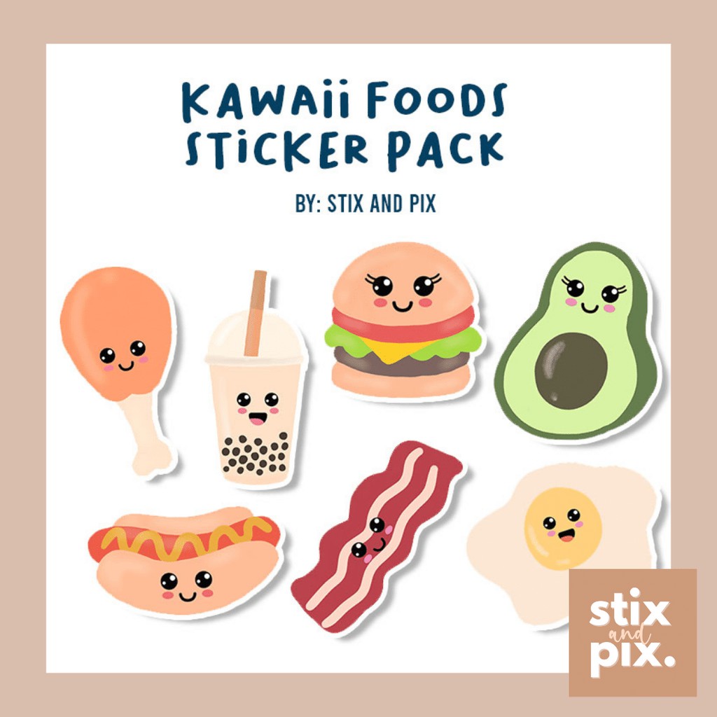 Kawaii Food Sticker Pack