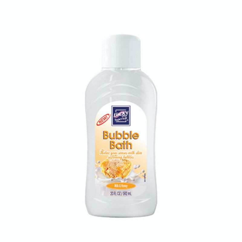 Lucky Bubble Bath Milk & Honey fragrance 20fl. oz. (592ml