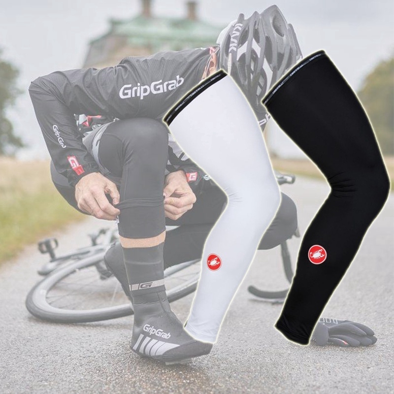 2 Pcs/1pair Thermo Flex Leg Warmers Breathable Lightweight Cycling