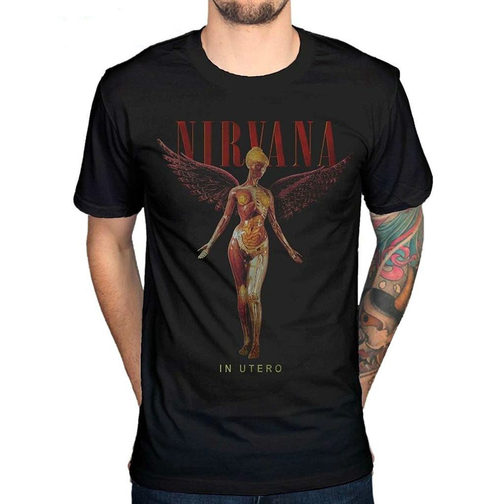 Nirvana Pullover Rock Off Officially Licensed Products Nirvana In Utero Outline In Utero Vinyl