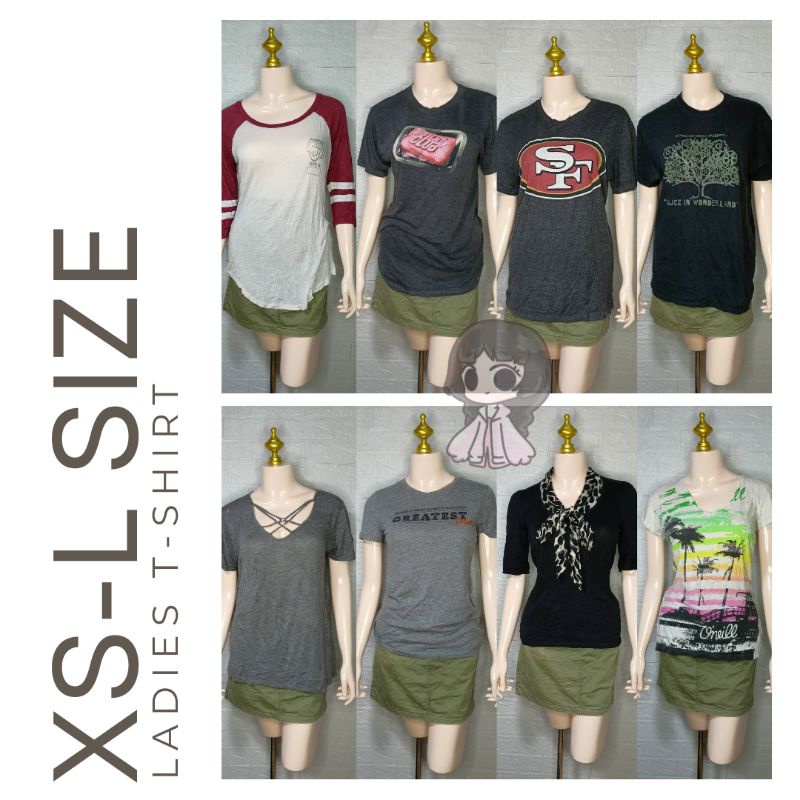 Preloved Ladies T-Shirt | Ktees (XS-L) | Shopee Philippines