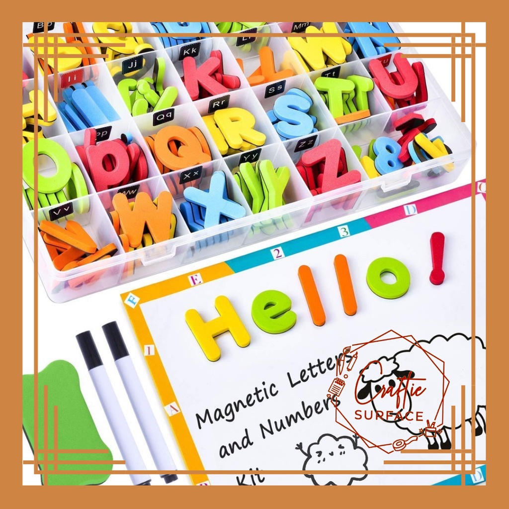 Magnetic Letters, Numbers, Symbols Foam Alphabet Magnets with ...
