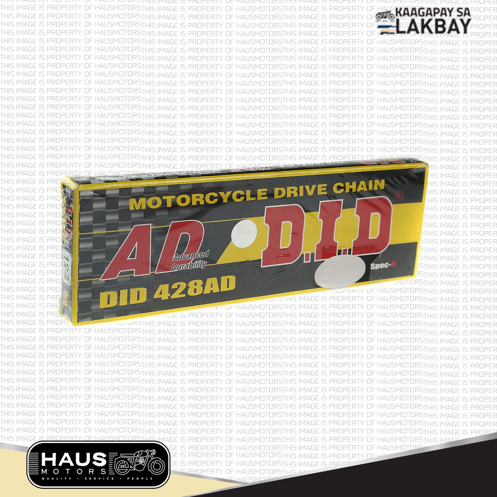 DID ROLLER CHAIN 428AD X 124L (Advanced Durability) | Shopee Philippines