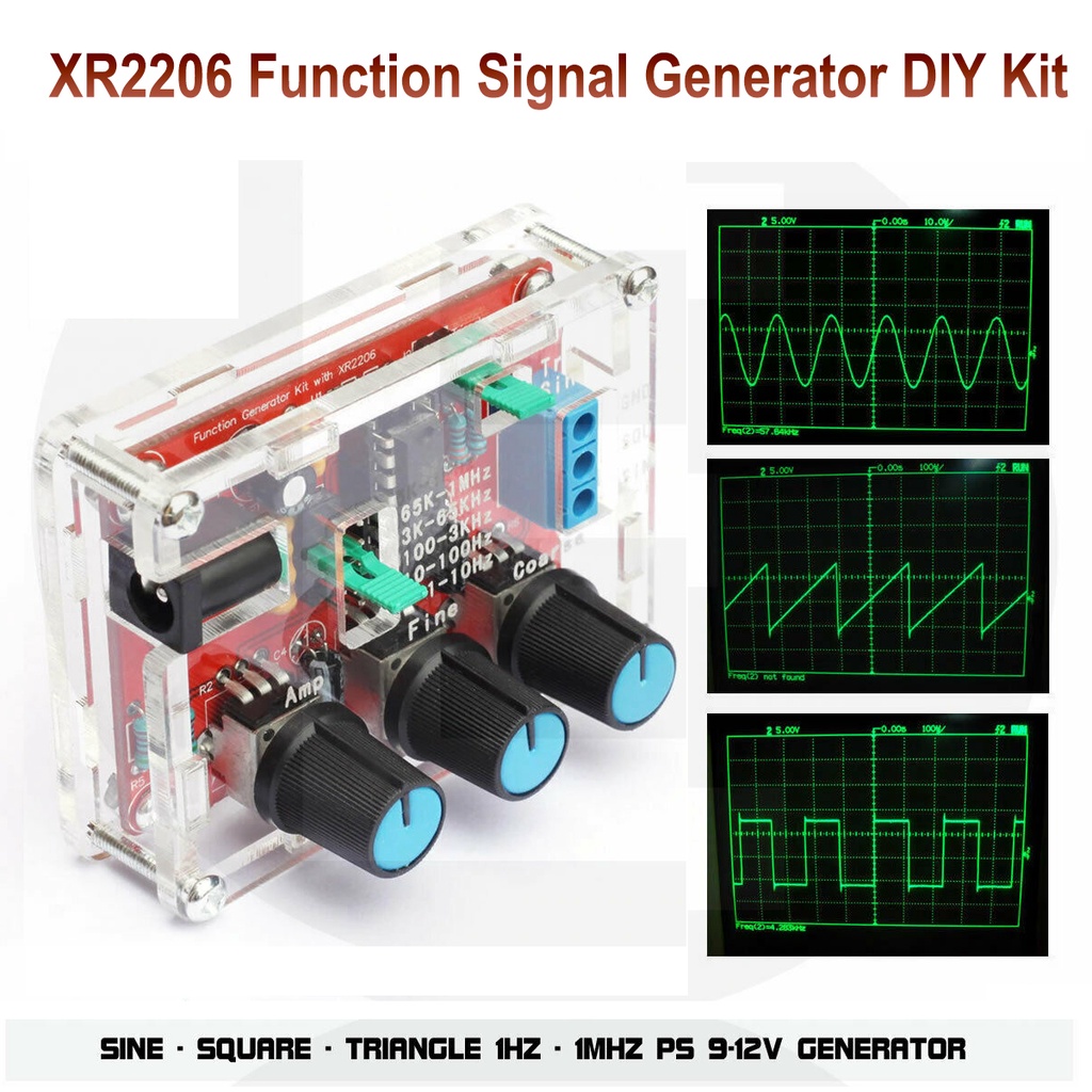 2 Pieces XR2206 1Hz1MHz Function Signal Generator Frequency Module